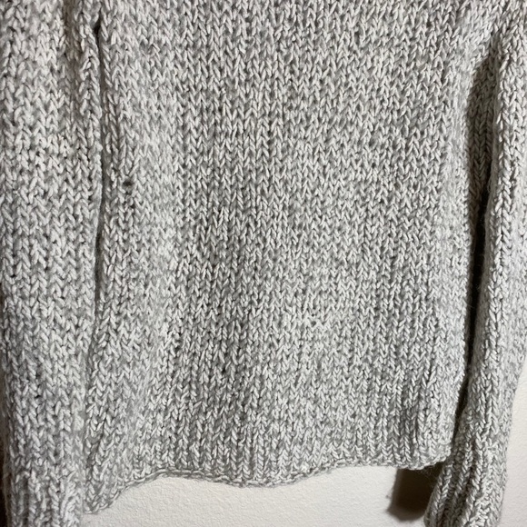 Express Hand Knit Turtleneck Sweater Wool Blend - Picture 5 of 7